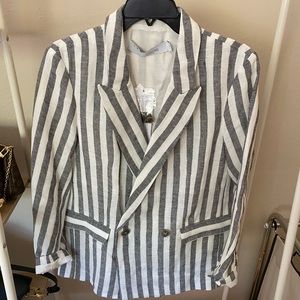 ❌SOLD❌ Iro linen striped blazer